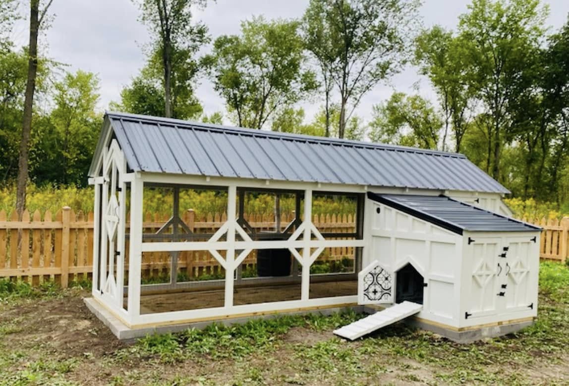 6X6 Chicken Coop & Duck House 6x6 Chicken Coop 15 ft run 5x5 Duck House