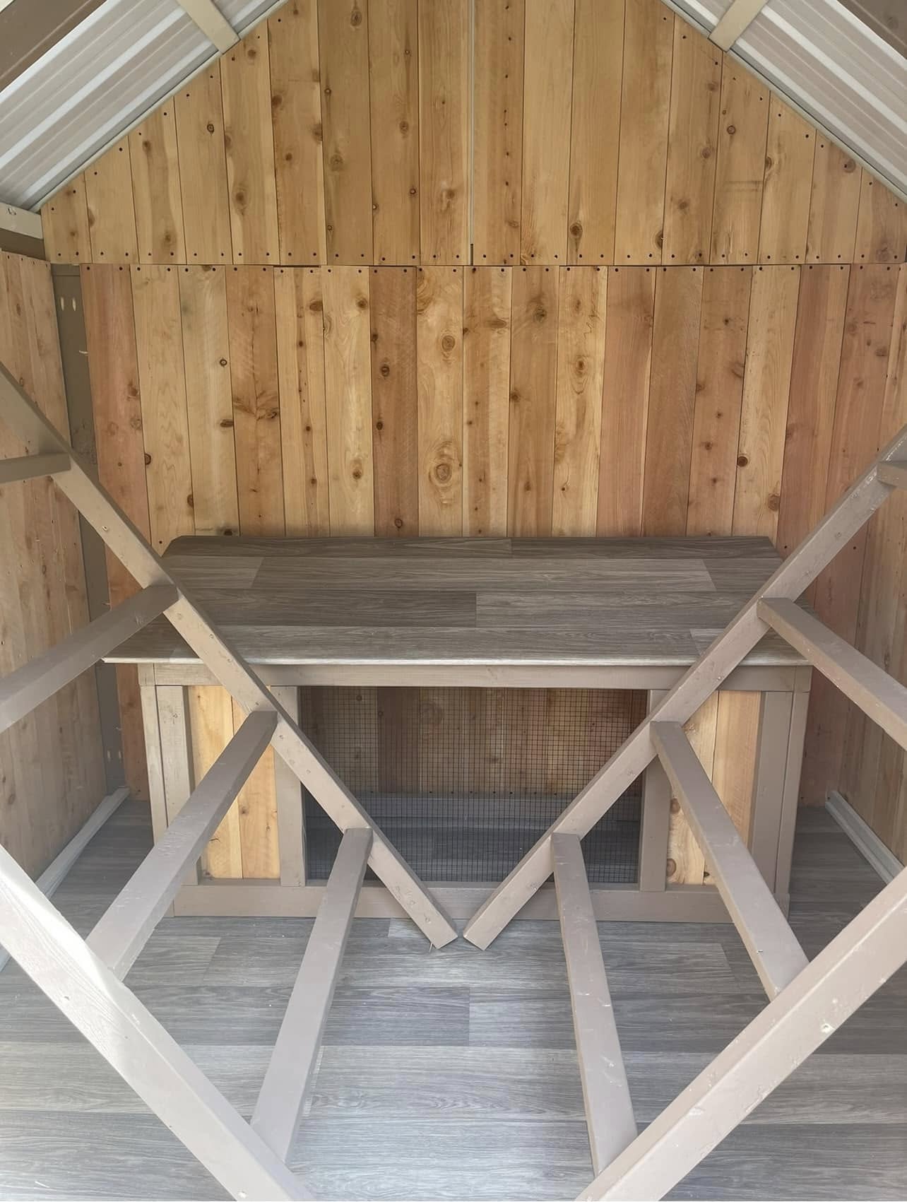 8x8 walk-in-coop with 4 ft rain barrel system 8x8 walk-in-coop with 4 ft rain barrel system - Image 3
