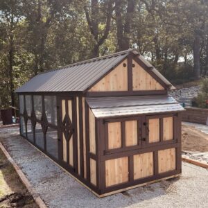 5x5 walk in coop 15 ft walk in run