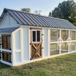 6x7 walk-in coop 10 ft walk-in run