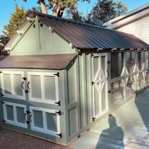6x6 walk-in coop 15 ft walk-in run